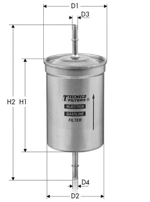 IN88 TECNECO FILTERS Топливный фильтр (фото 1)