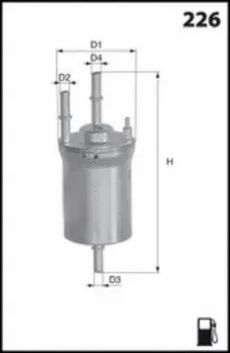E100/3 MISFAT Топливный фильтр (фото 1)