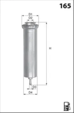 E101 MISFAT Топливный фильтр (фото 1)