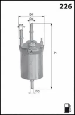 E160 MISFAT Топливный фильтр (фото 1)