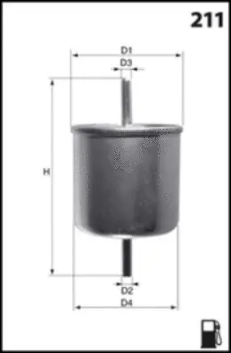 E562 MISFAT Топливный фильтр (фото 1)