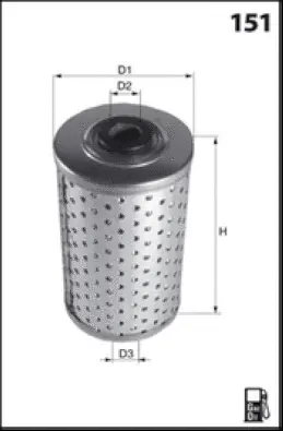 F609 MISFAT Топливный фильтр (фото 1)