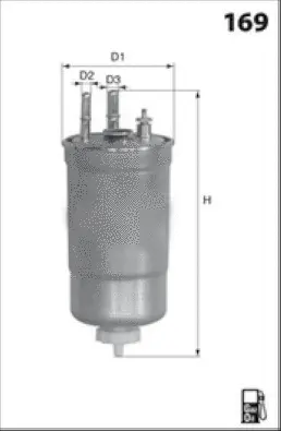 M292 MISFAT Топливный фильтр (фото 1)