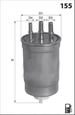 M294 MISFAT Топливный фильтр (фото 1)