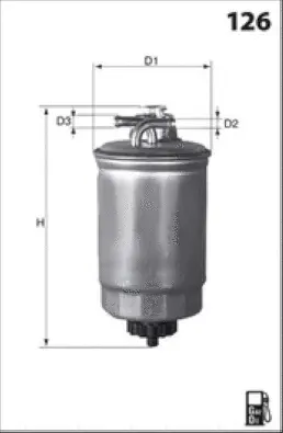 M415 MISFAT Топливный фильтр (фото 1)