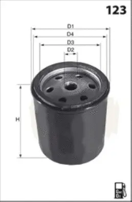 M650 MISFAT Топливный фильтр (фото 1)