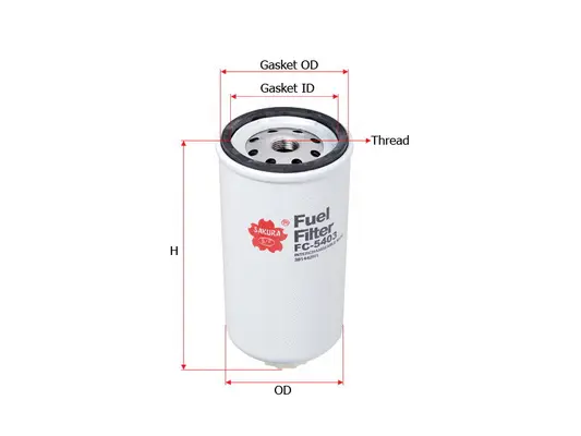 FC-5403 SAKURA Топливный фильтр (фото 1)