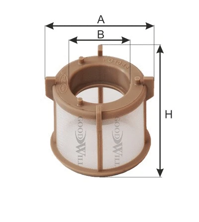 FG 1086 GOODWILL Топливный фильтр (фото 2)
