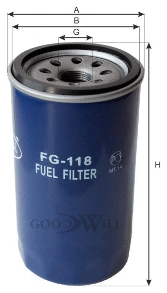 FG 118 GOODWILL Топливный фильтр (фото 2)