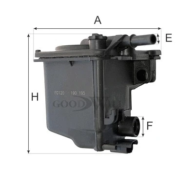 FG 120 GOODWILL Топливный фильтр (фото 2)