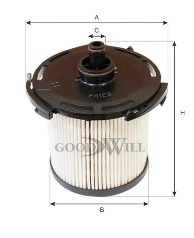 FG 129 GOODWILL Топливный фильтр (фото 2)