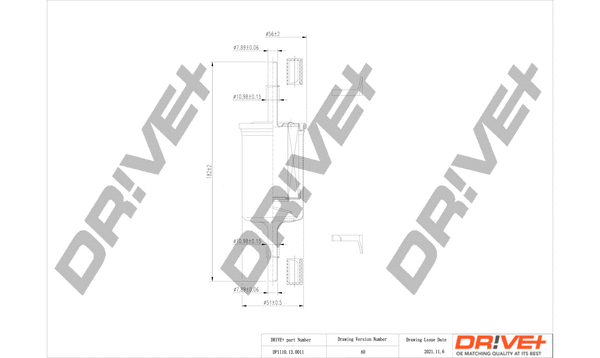 DP1110.13.0011 Dr!ve+ Топливный фильтр (фото 1)