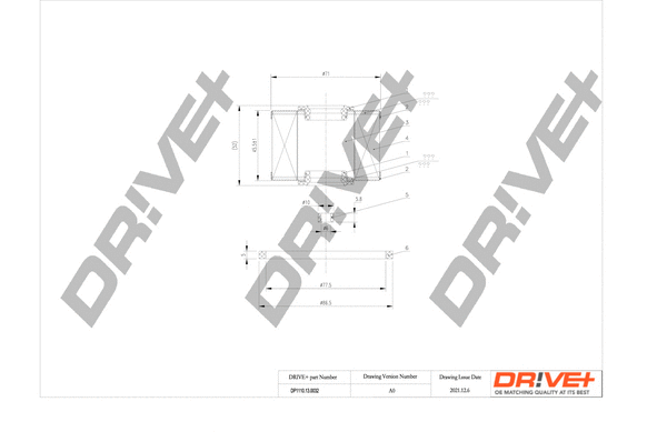 DP1110.13.0032 Dr!ve+ Топливный фильтр (фото 1)