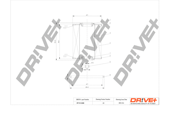 DP1110.13.0036 Dr!ve+ Топливный фильтр (фото 1)