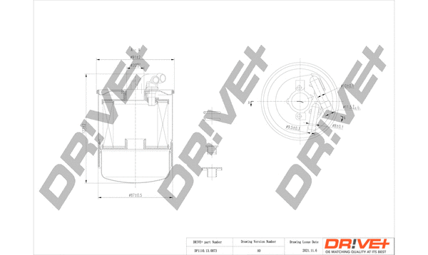 DP1110.13.0073 Dr!ve+ Топливный фильтр (фото 1)