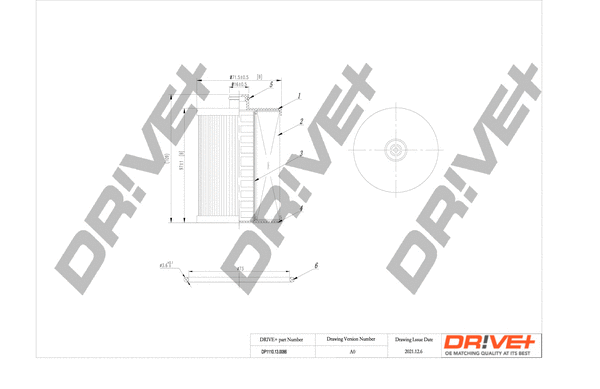 DP1110.13.0086 Dr!ve+ Топливный фильтр (фото 1)