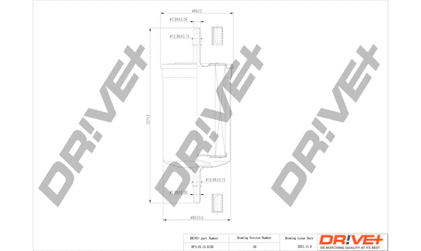DP1110.13.0120 Dr!ve+ Топливный фильтр (фото 1)