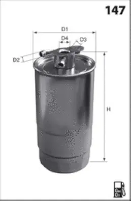 LFDF152 LUCAS Топливный фильтр (фото 1)
