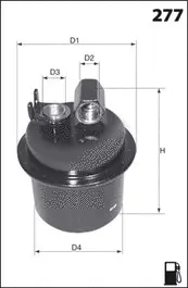 LFPF050 LUCAS Топливный фильтр (фото 1)