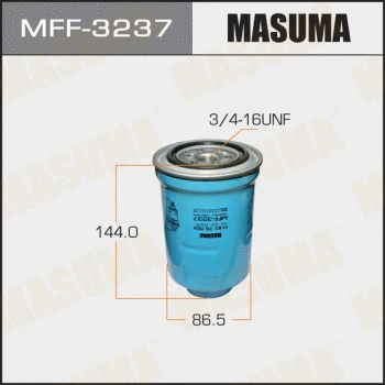 MFF-3237 MASUMA Топливный фильтр (фото 1)