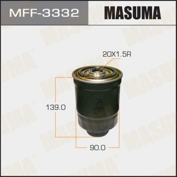 MFF-3332 MASUMA Топливный фильтр (фото 1)