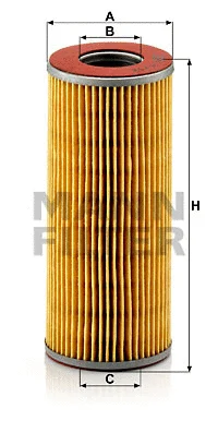 H 712 k MANN Масляный фильтр (фото 1)