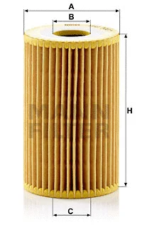 HU 7001 x MANN Масляный фильтр (фото 1)