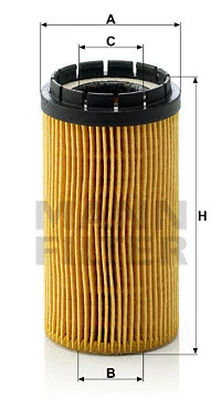 HU 718 x MANN Масляный фильтр (фото 2)