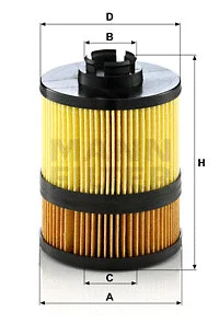 HU 9002 z MANN Масляный фильтр (фото 1)