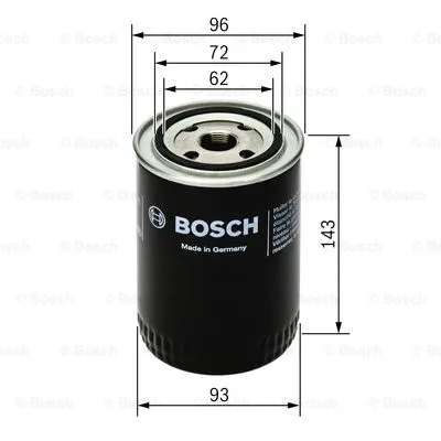 F 026 407 083 BOSCH Масляный фильтр (фото 5)