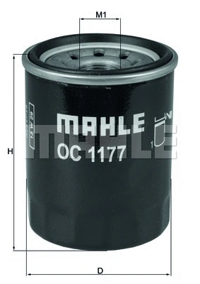 OC 1177 KNECHT/MAHLE Масляный фильтр (фото 1)