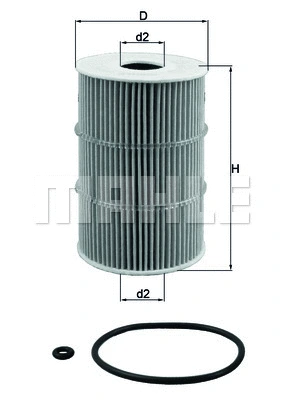 OX 378D KNECHT/MAHLE Масляный фильтр (фото 1)