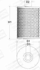 X103/606 CHAMPION Масляный фильтр (фото 1)