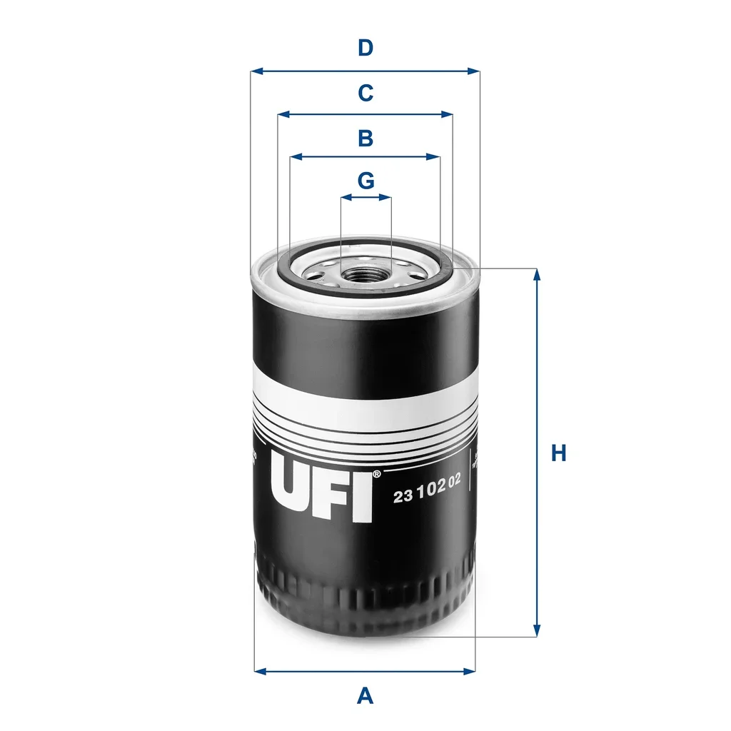 23.102.02 UFI Масляный фильтр (фото 1)