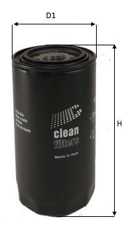 DO1843 CLEAN FILTERS Масляный фильтр (фото 1)