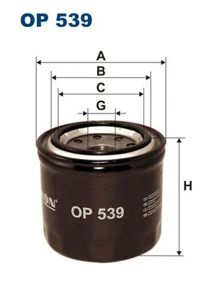 OP539 FILTRON Масляный фильтр (фото 1)