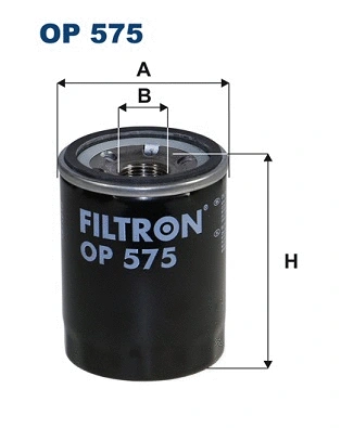 OP575 FILTRON Масляный фильтр (фото 1)