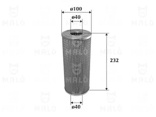 1510155 MALO Масляный фильтр (фото 1)