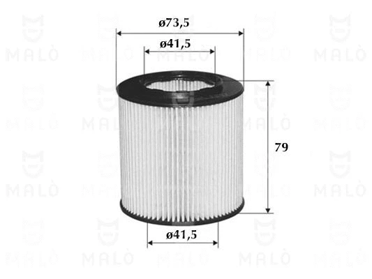 1510177 MALO Масляный фильтр (фото 1)