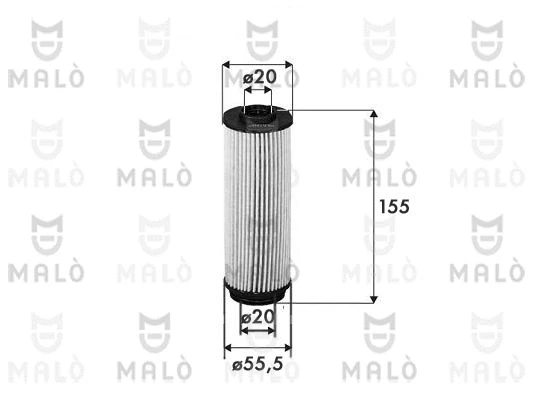 1510254 MALO Масляный фильтр (фото 1)