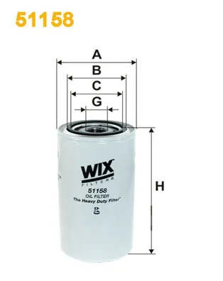 51158 WIX Масляный фильтр (фото 1)