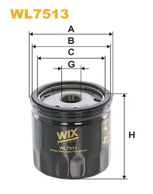 WL7513 WIX Масляный фильтр (фото 1)