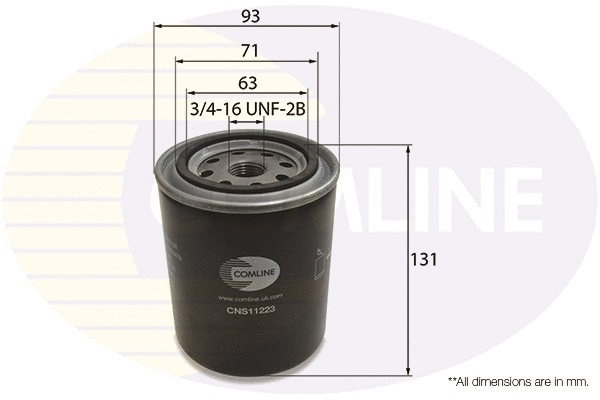 CNS11223 COMLINE Масляный фильтр (фото 1)