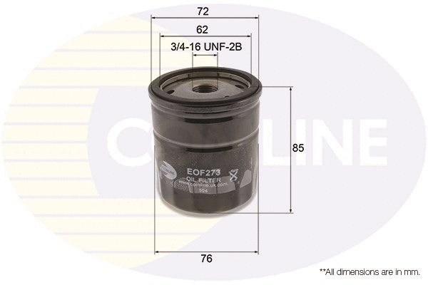 EOF273 COMLINE Масляный фильтр (фото 1)