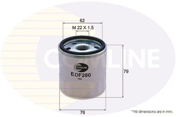 EOF280 COMLINE Масляный фильтр (фото 1)