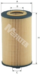 TE 627 MFILTER Масляный фильтр (фото 1)