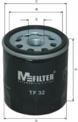 TF 32 MFILTER Масляный фильтр (фото 1)