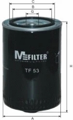 TF 53 MFILTER Масляный фильтр (фото 1)