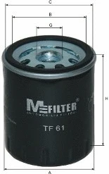 TF 61 MFILTER Масляный фильтр (фото 1)