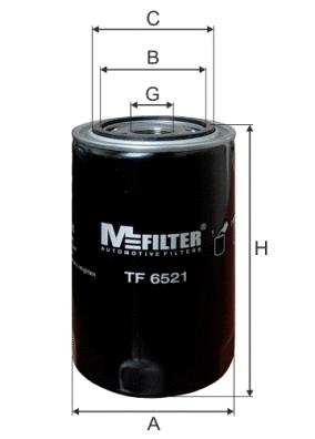 TF 6521 MFILTER Масляный фильтр (фото 1)